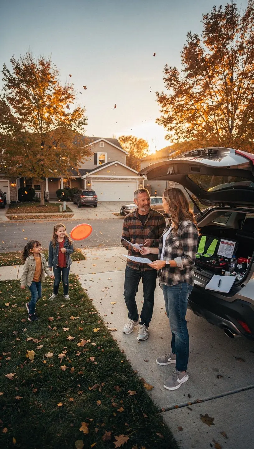 Osoba przeglądająca dokumenty polisy ubezpieczeniowej.
