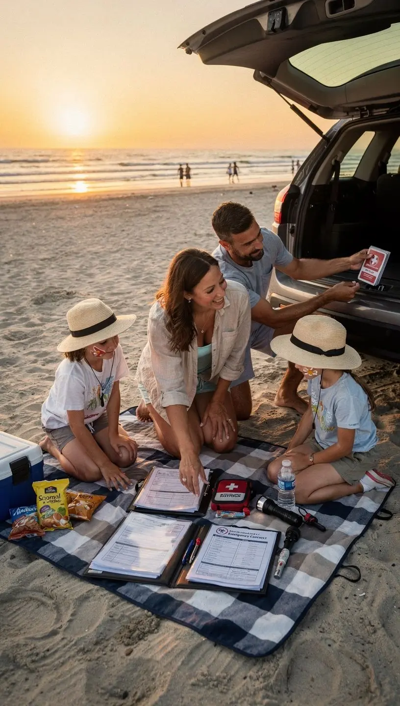 Kierowca sprawdzający polisę ubezpieczeniową w swoim pojeździe.