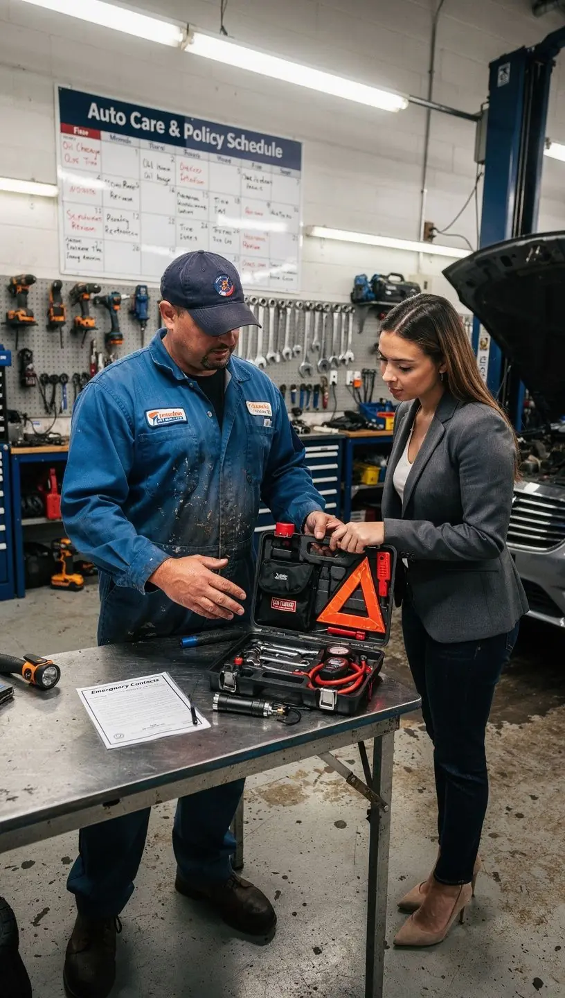 Zestaw narzędzi do zgłaszania szkód w samochodzie