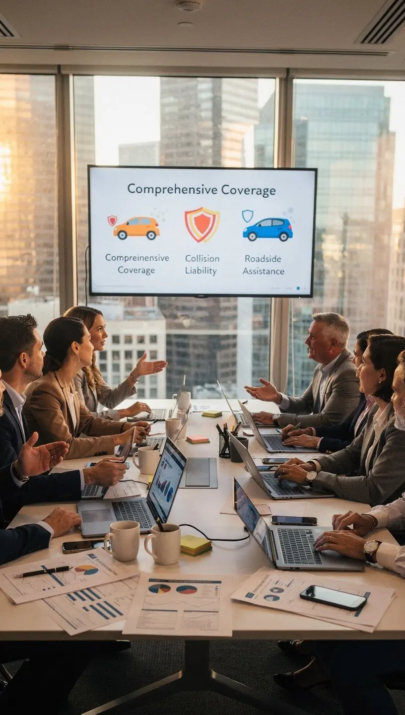 Zestaw narzędzi do kontaktu w nagłych wypadkach w samochodzie.