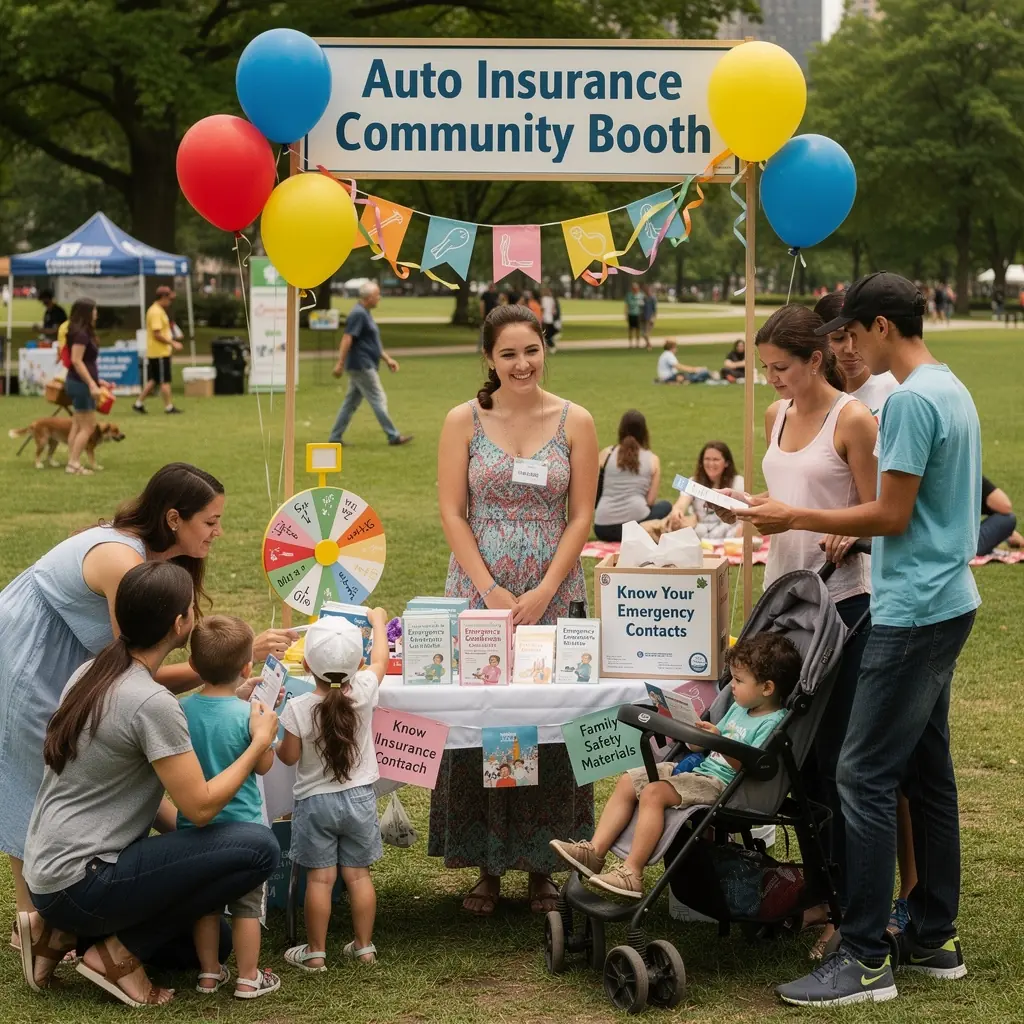 Widok na dobrze wyposażony schowek samochodowy z niezbędnymi akcesoriami do awaryjnych sytuacji.